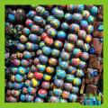 Fashion glass synthetic gemstone opal round beads